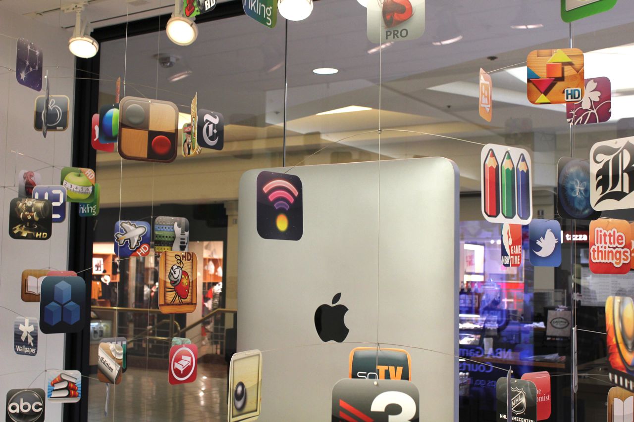 apple store front display